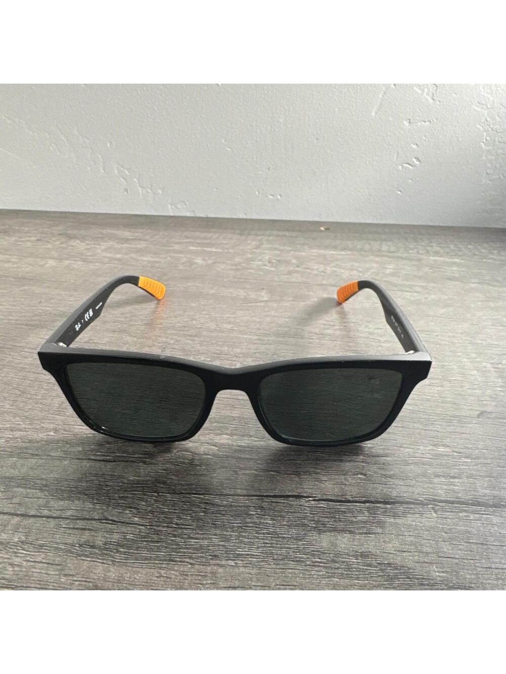 Ray Ban Sunglasses RB7025 5417 Glossy Black Orange FRAMES ONLY 53-17-145